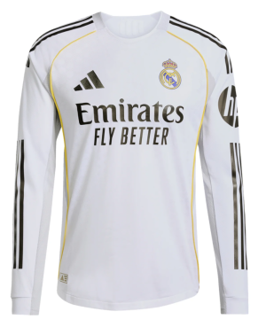 R. Madrid 25/26 Home Long sleeve