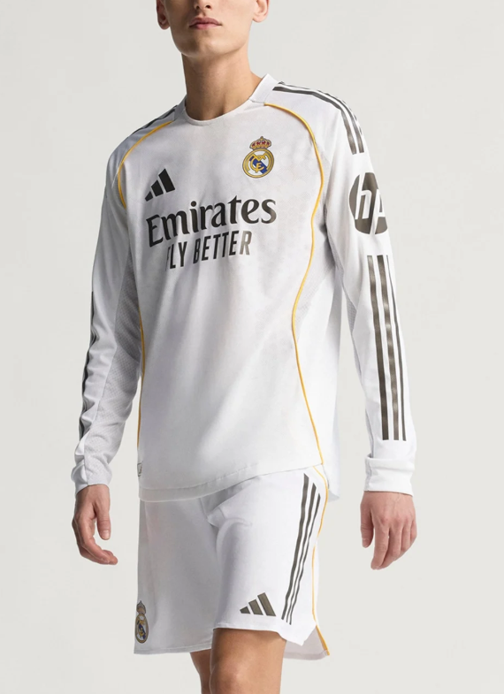 R. Madrid 25/26 Home Long sleeve - Image 3