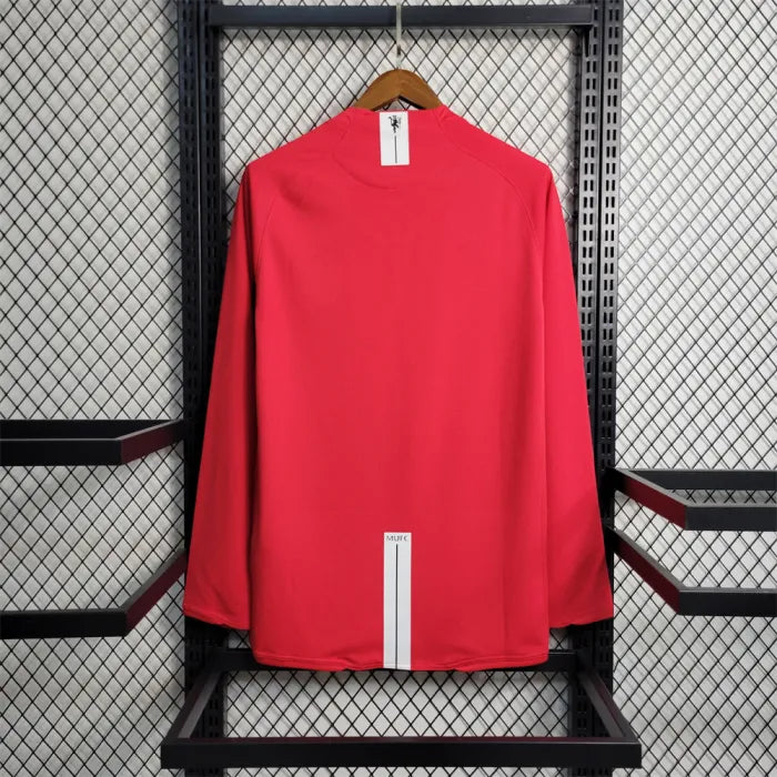Manchester United 2007-08 Home Full Sleeve | Retro Jersey - Image 8