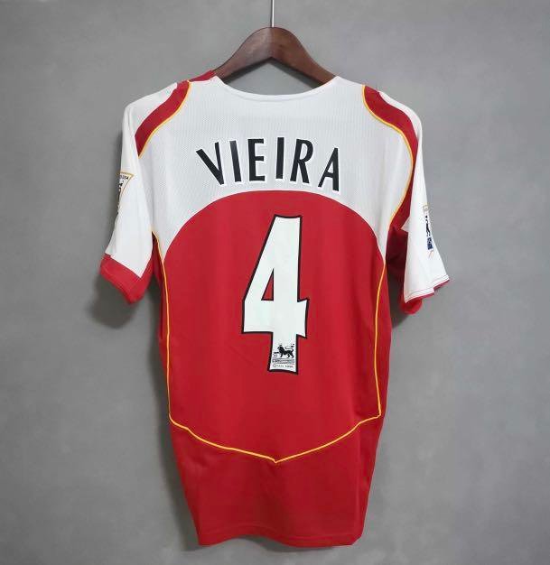 Arsenal 2004-05 Home | Retro Jersey - Image 5